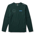 Roark Men's Millcreek Merino Long Sleeves - BlackToe Running#colour_dark-forest