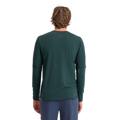 Roark Men's Millcreek Merino Long Sleeves - BlackToe Running#colour_dark-forest