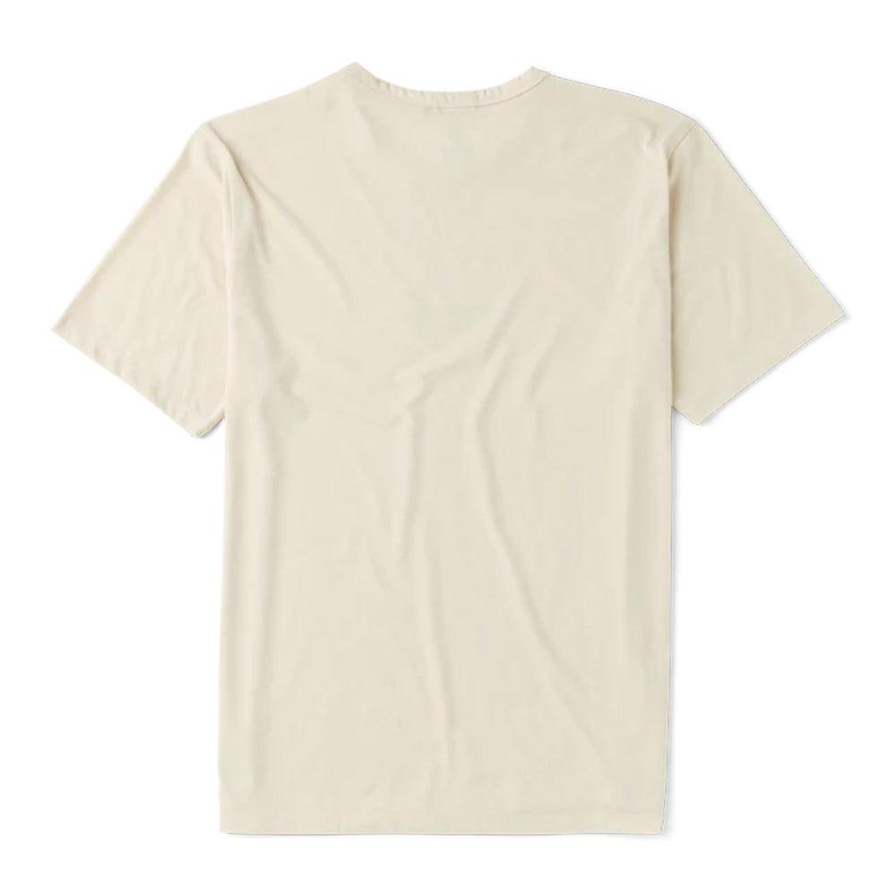 Roark Men's Mathis Short Sleeve Tee - BlackToe Running#colour_ivory