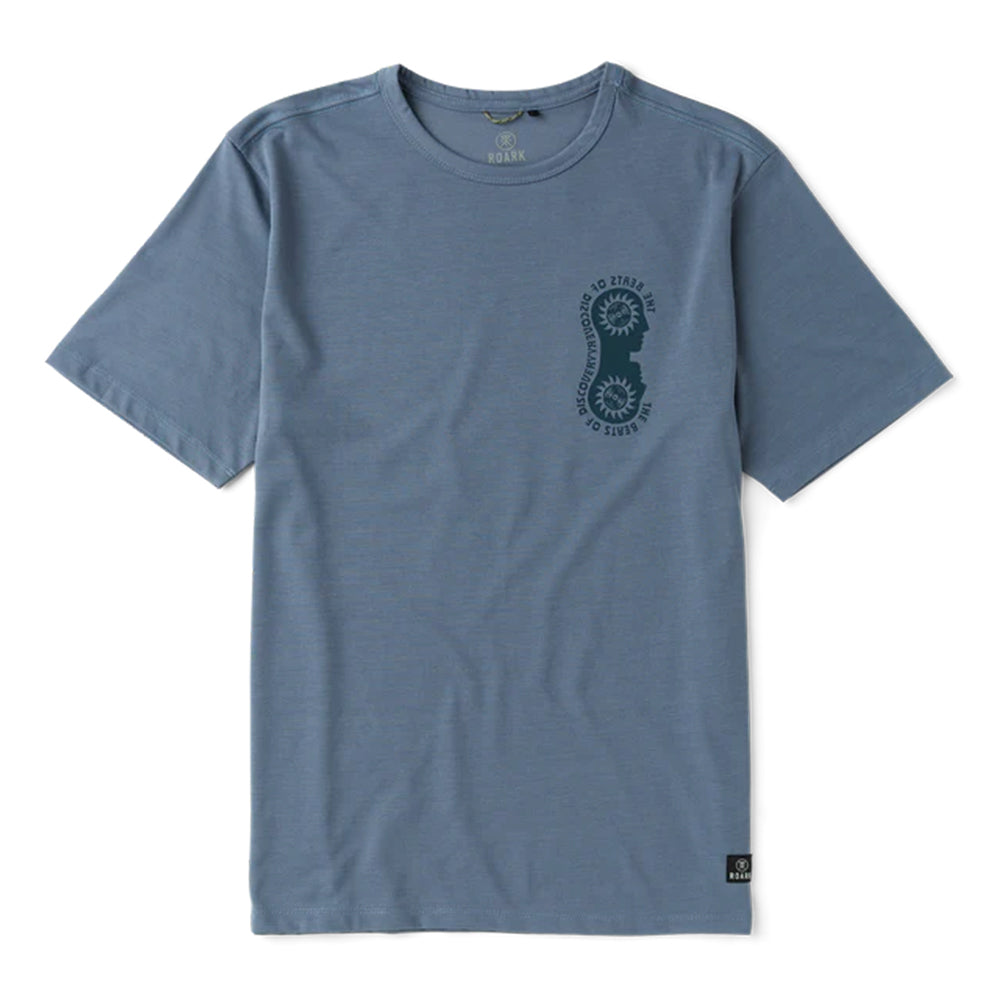 Roark Men's Mathis Core Short Sleeve - BlackToe Running