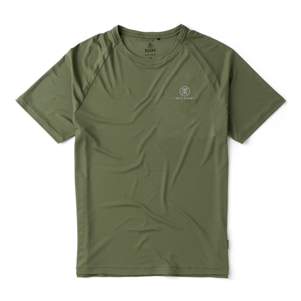 Roark Men's Alta Elite Short Sleeve Tee - BlackToe Running