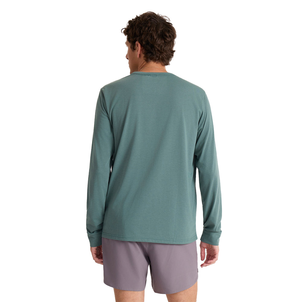 Roark Men's Mathis Active Long Sleeve - BlackToe Running
