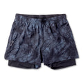 Roark Men's Bommer 3.5" Short - BlackToe Running#colour_navy-tie-dye