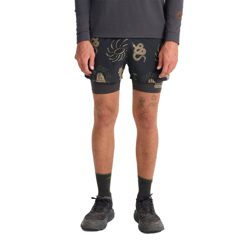 Roark Men's Bommer 3.5" Short - BlackToe Running#colour_onyx