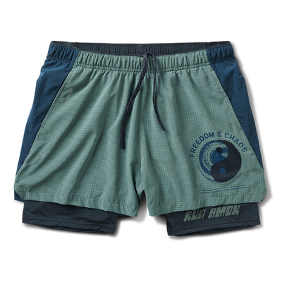 Roark Men's Bommer 3.5" Short - BlackToe Running#colour_slate-green