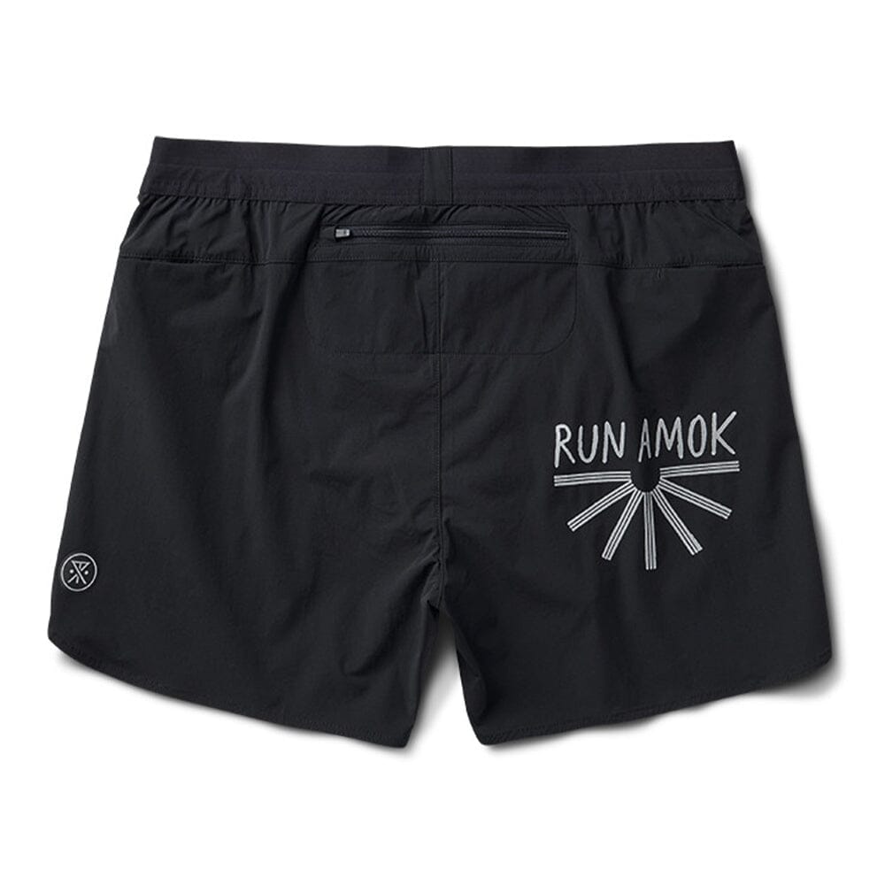 Roark Men's Alta 5" Short - BlackToe Running