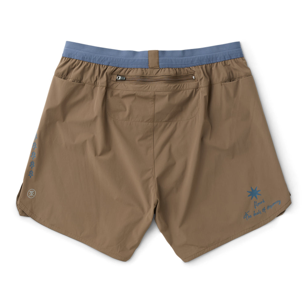 Roark Men's Alta 5" Short - BlackToe Running#colour_faded-brown