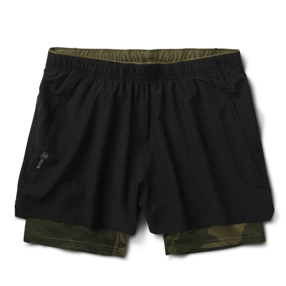 Roark Men's Bommer Short 3.5in Men's Bottoms - BlackToe Running