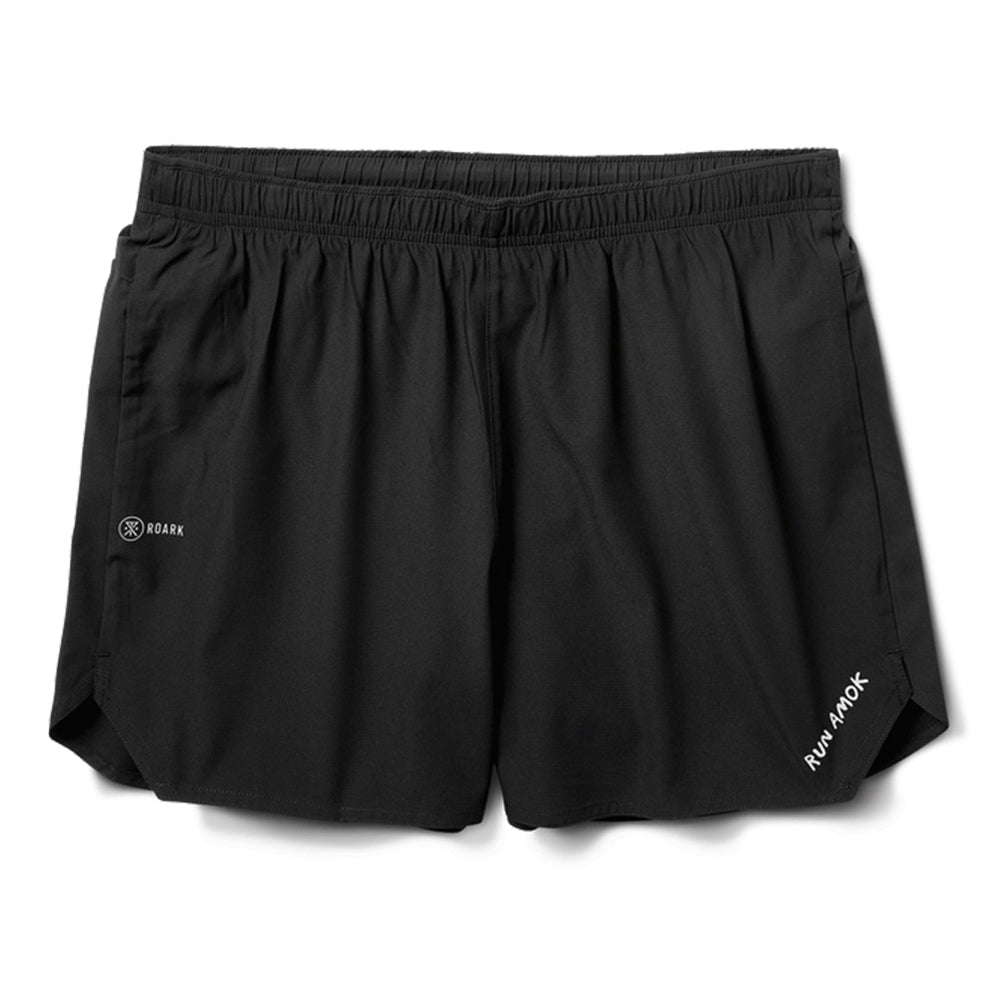 Roark Men's Baja 5" Short - BlackToe Running#colour_black2