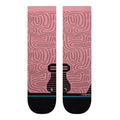 Stance Unisex - Run Hieroflyphics - BlackToe Running#colour_dusty-rose