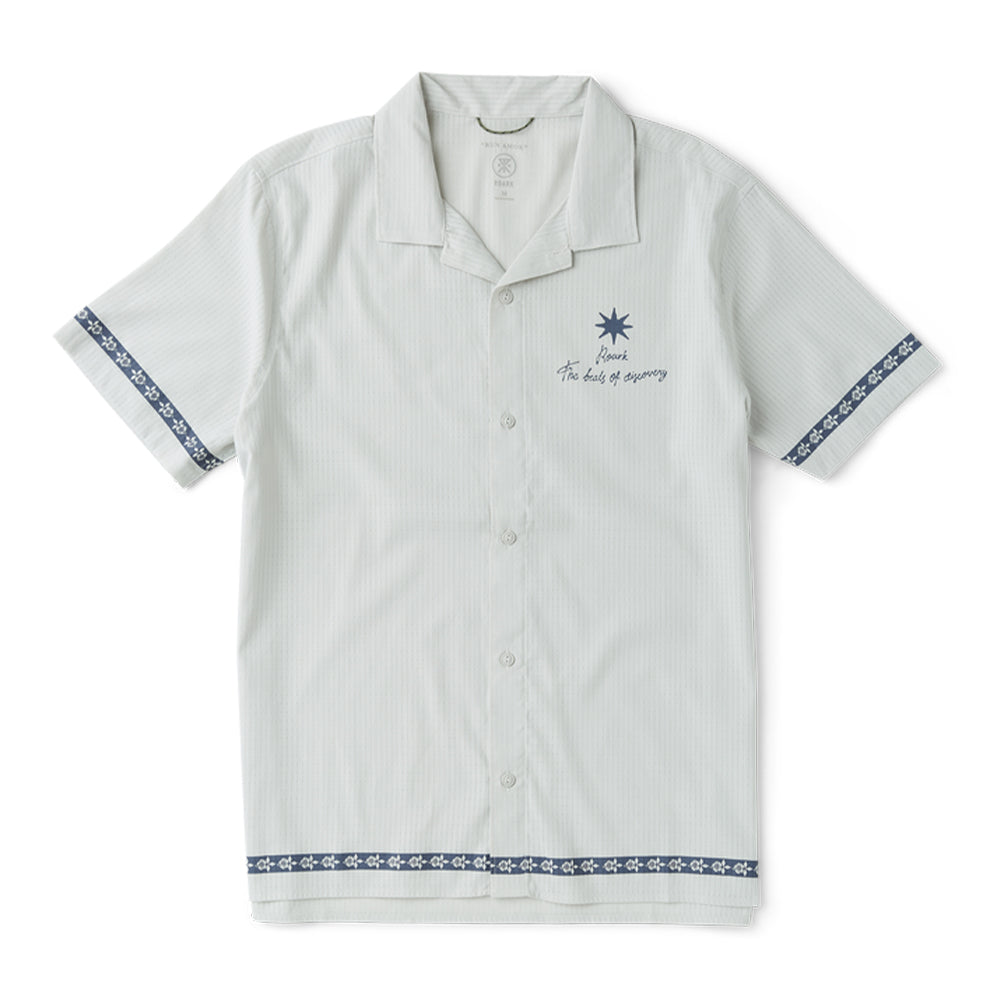 Roark Men's Bless Up Trail Button Up Shirt - BlackToe Running