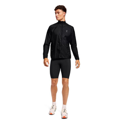 On Running Men's Race Tights Half - BlackToe Running#colour_black