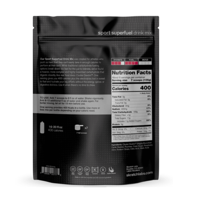 Skratch Labs Super High-Carb Drink Mix - BlackToe Running#flavour_raspberry