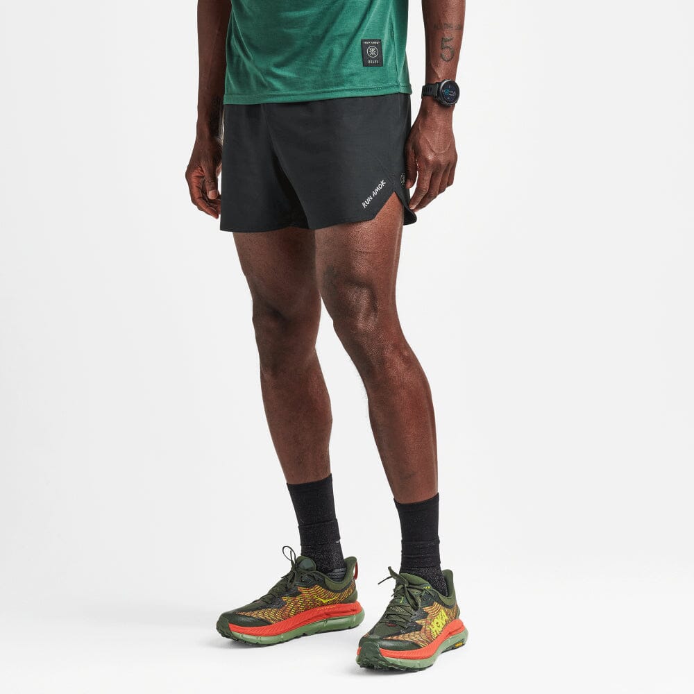 Roark Men's Baja 5" Short - BlackToe Running#colour_black