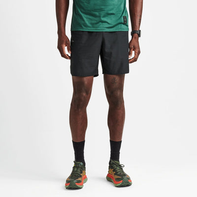 Roark Men's Baja 7" Short - BlackToe Running#colour_black