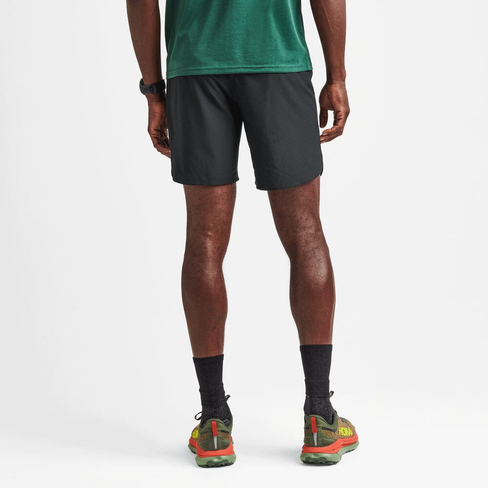 Roark Men's Baja 7" Short - BlackToe Running#colour_black