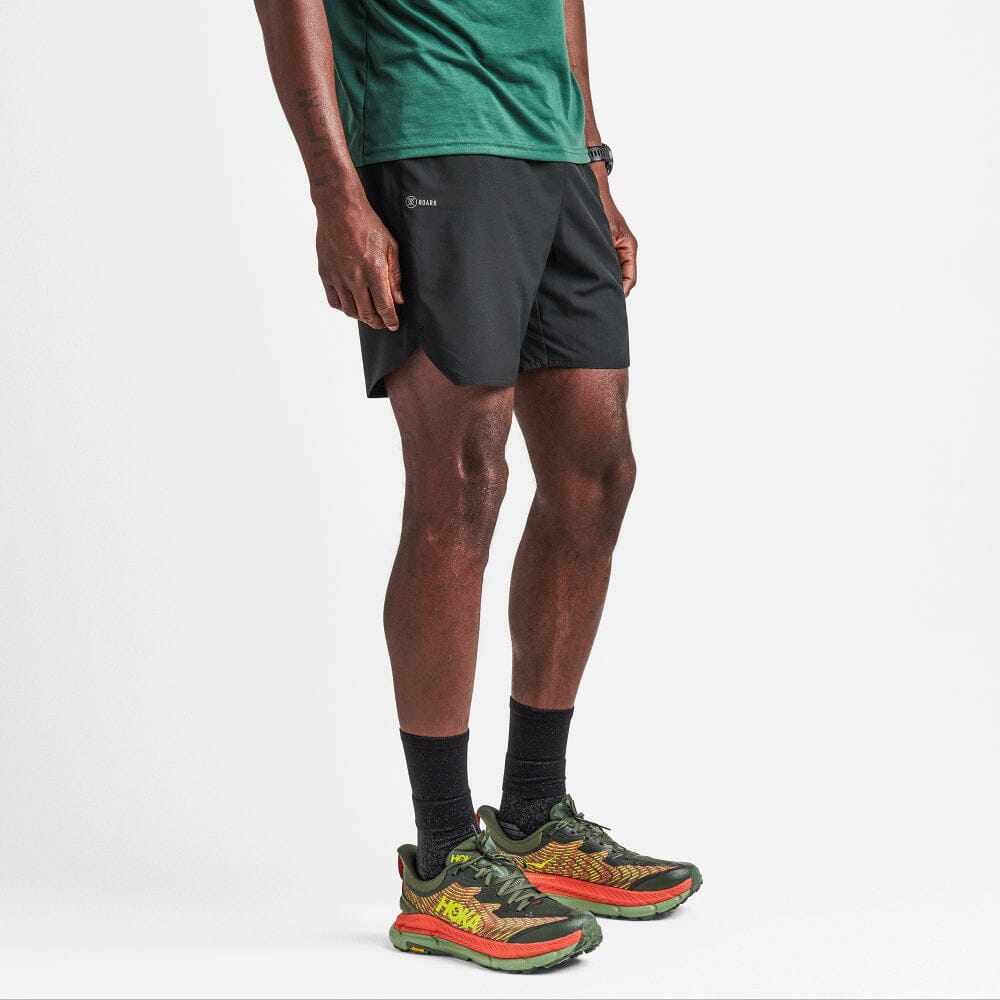 Roark Men's Baja 7" Short - BlackToe Running