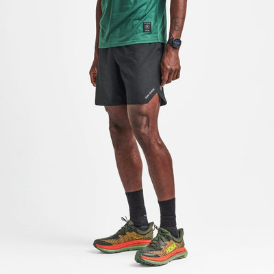 Roark Men's Baja 7" Short - BlackToe Running#colour_black