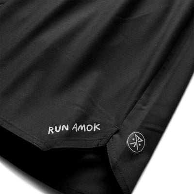 Roark Men's Baja 7" Short - BlackToe Running#colour_black