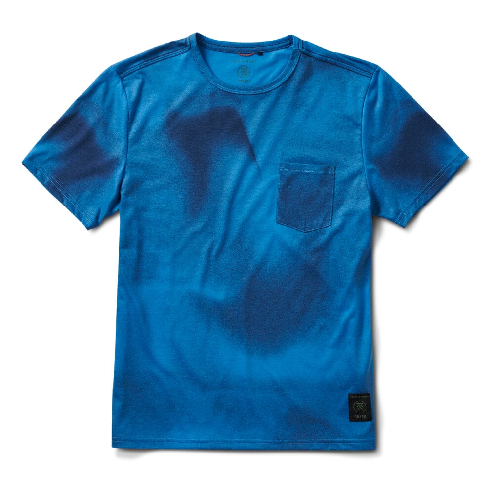 Roark Men's Mathis Core Pocket Tee - BlackToe Running