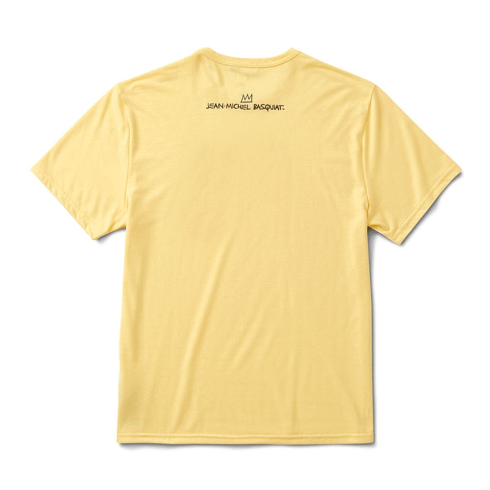 Roark Men's Mathis Short Sleeve Tee - BlackToe Running#colour_samo-yellow