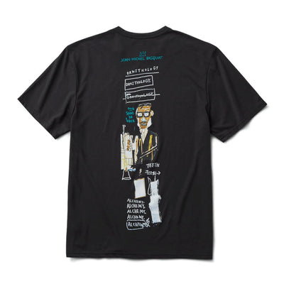 Roark Men's Mathis Short Sleeve Tee - BlackToe Running#colour_black