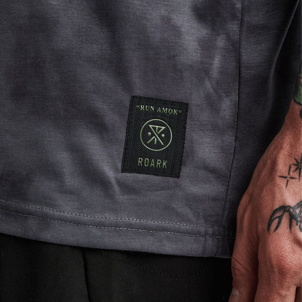 Roark Men’s Mathis Tie Dye Tee Men's Tops - BlackToe Running - 