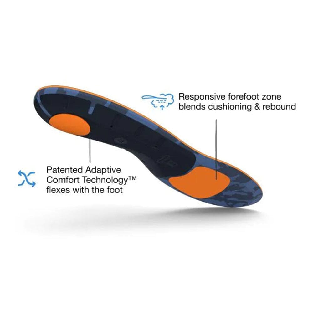 Superfeet Run Cushion Medium Arch Insoles Other - BlackToe Running - 