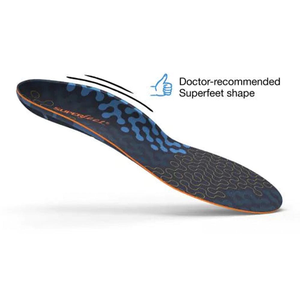 Superfeet Run Cushion Medium Arch Insoles Other - BlackToe Running - 