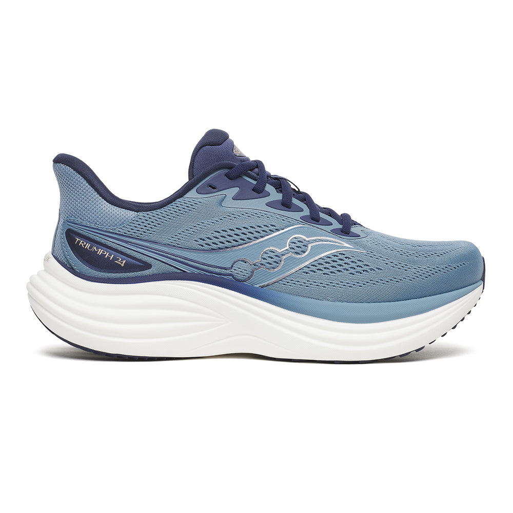 Saucony Men’s Triumph 24 - BlackToe Running#colour_windward-naval