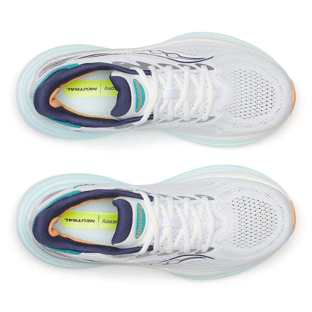 Saucony Women’s Triumph 24 - BlackToe Running#colour_white-spa