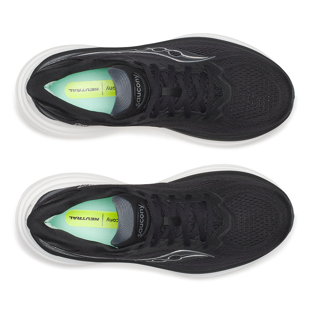 Saucony Women’s Triumph 24 - BlackToe Running#colour_black-silver
