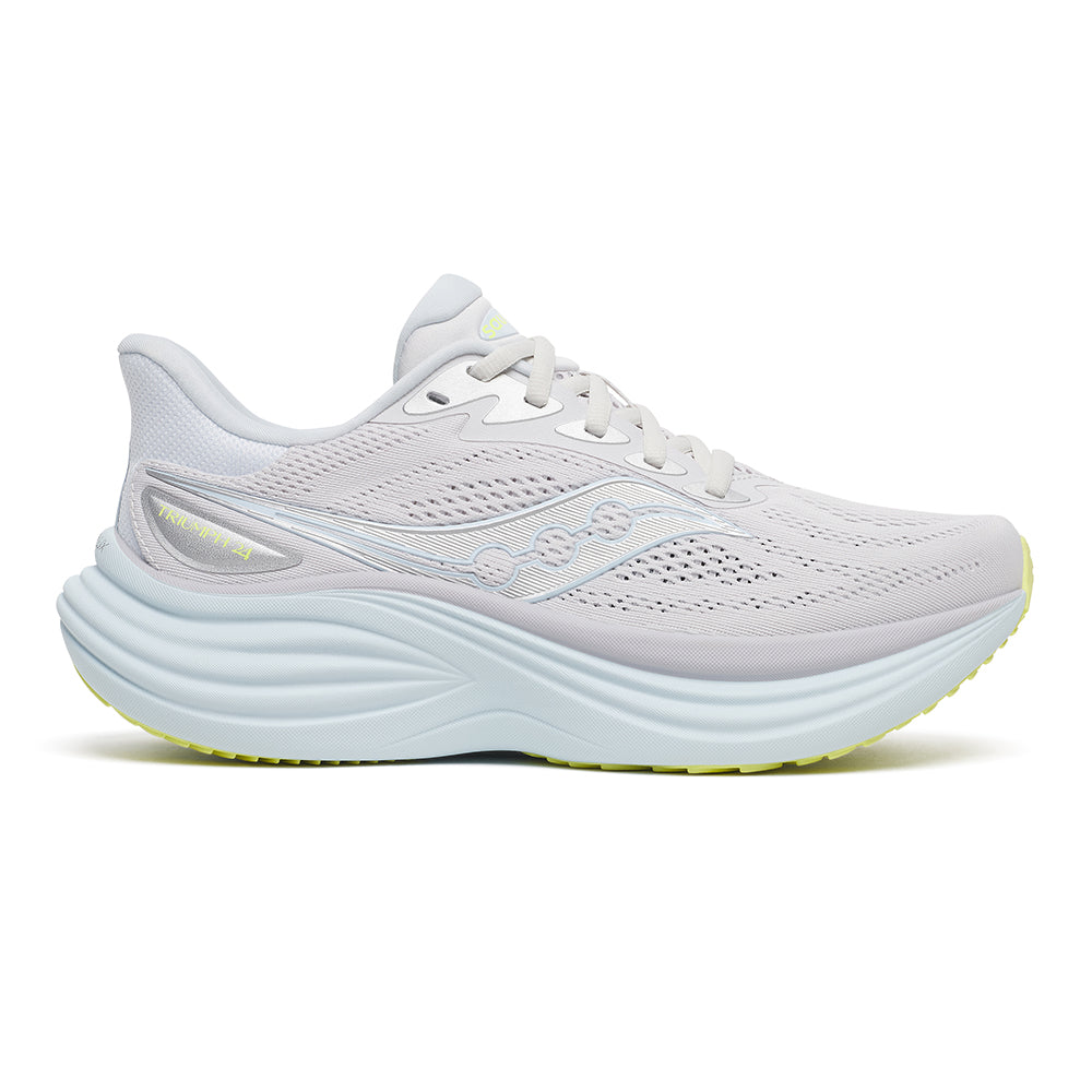 Saucony Women’s Triumph 24 - BlackToe Running#colour_fog-ice-melt
