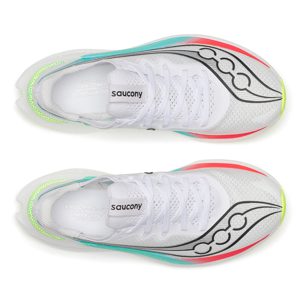 Saucony Women's Endorphin Pro 5 - BlackToe Running#colour_white-multi