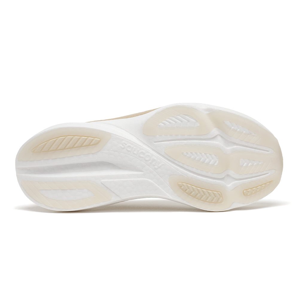 Saucony Women's Endorphin Azura - BlackToe Running#colour_eggshell-ivory