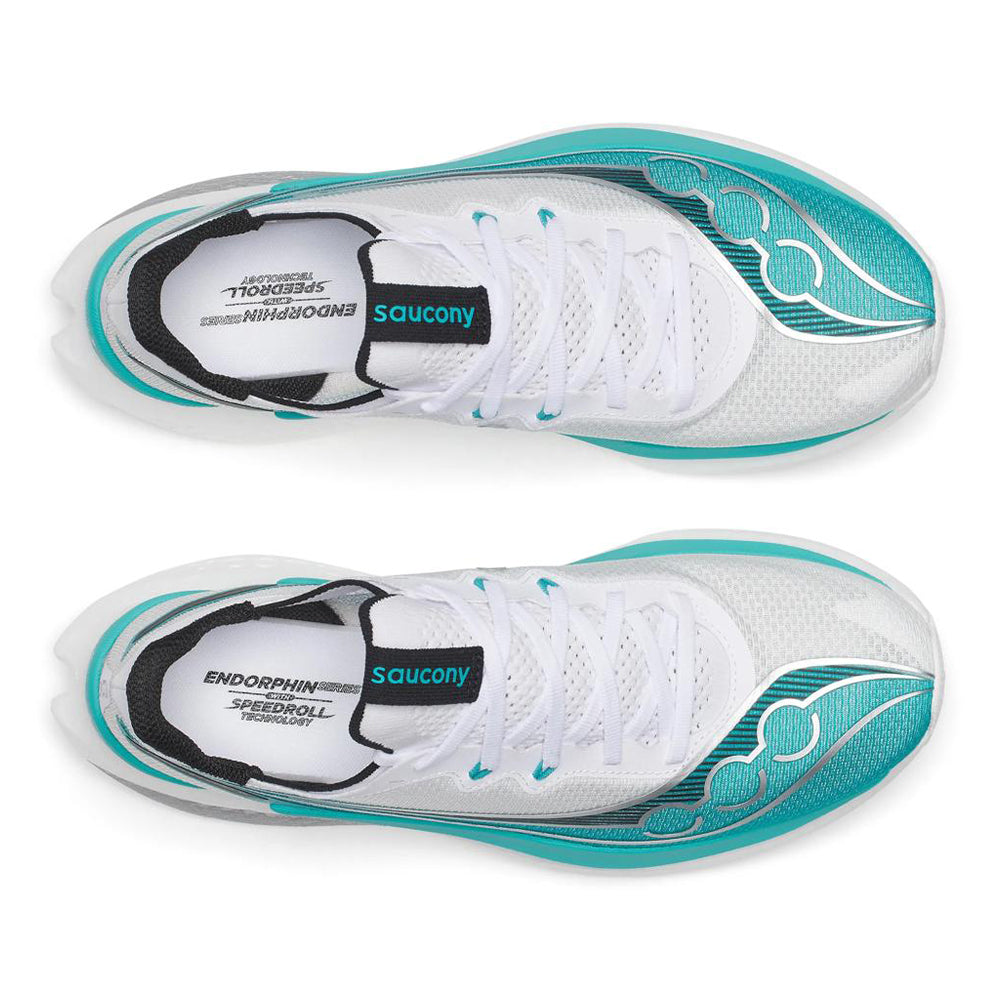 Saucony Men's Endorphin Pro 5 - BlackToe Running#colour_white-tranquil