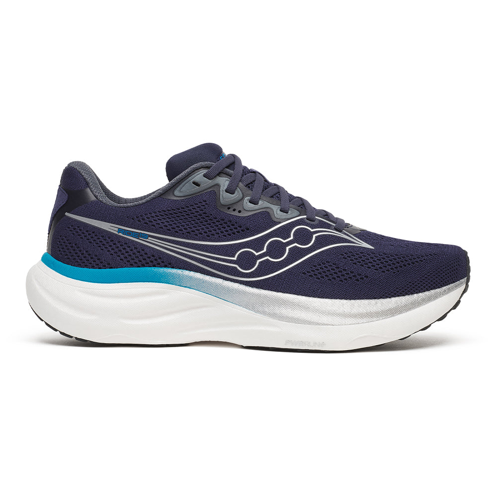 Saucony Men's Ride 19 - BlackToe Running#colour_naval-cobalt