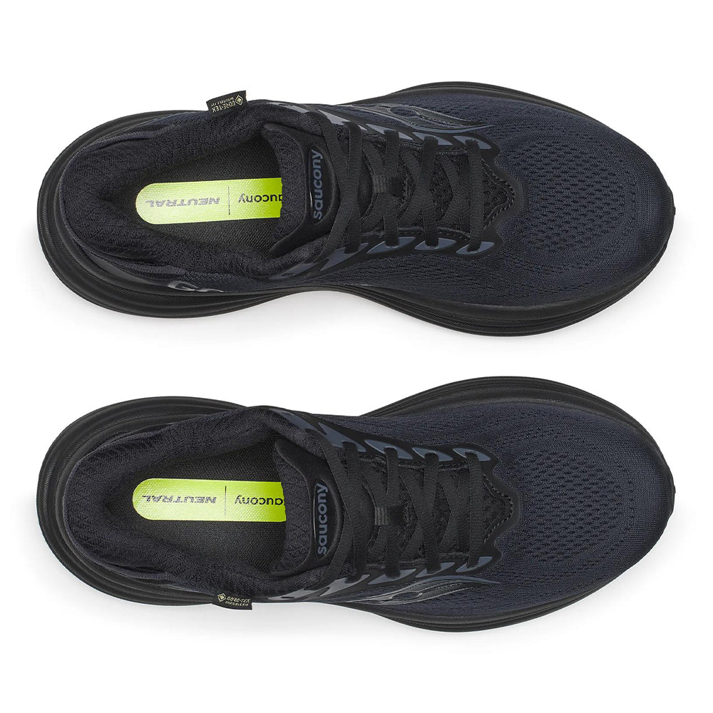 Saucony Men's Triumph 24 GTX - BlackToe Running#colour_triple-black