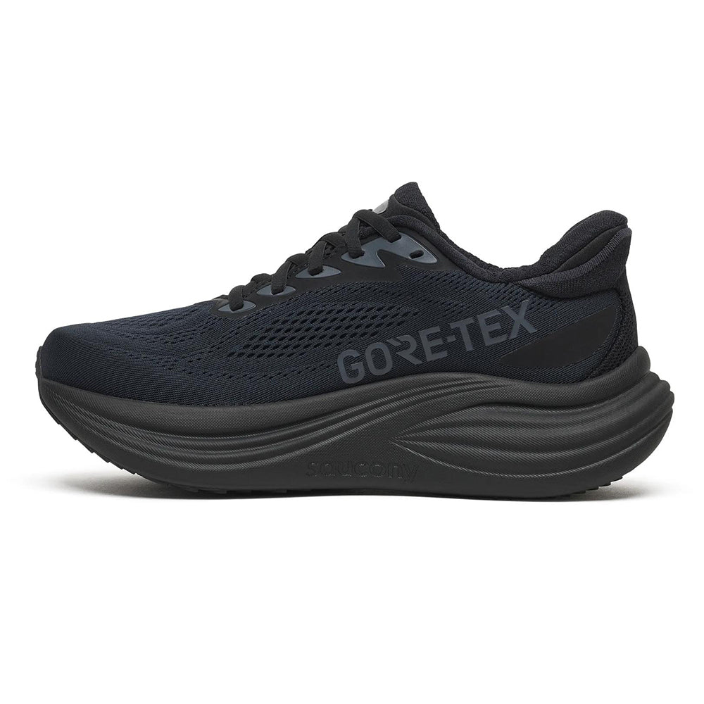 Saucony Women's Triumph 24 GTX - BlackToe Running#colour_triple-black