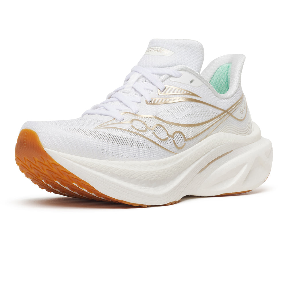 Saucony Women's Endorphin Speed 6 - BlackToe Running#colour_white-aureate