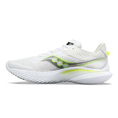 Saucony Women's Kinvara 14 - BlackToe Running#colour_white-slime