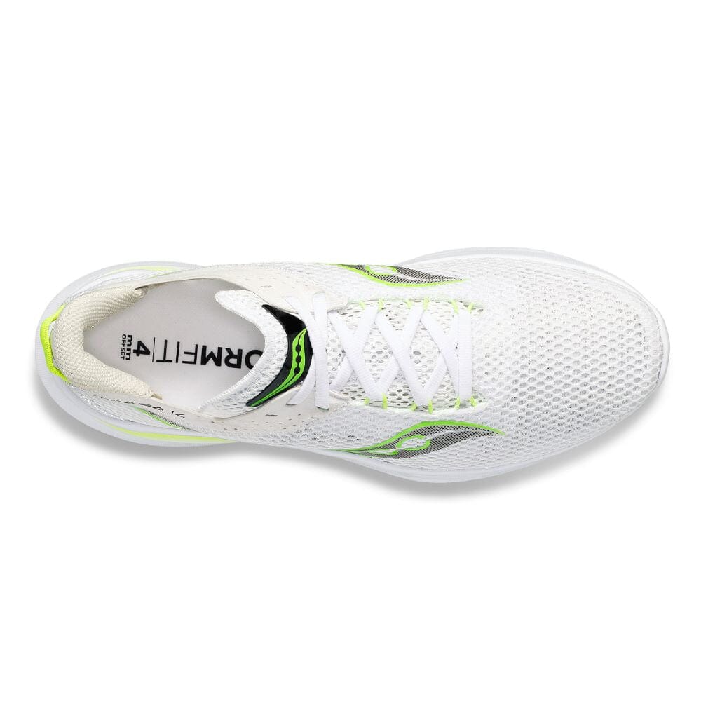 Saucony Women's Kinvara 14 - BlackToe Running#colour_white-slime