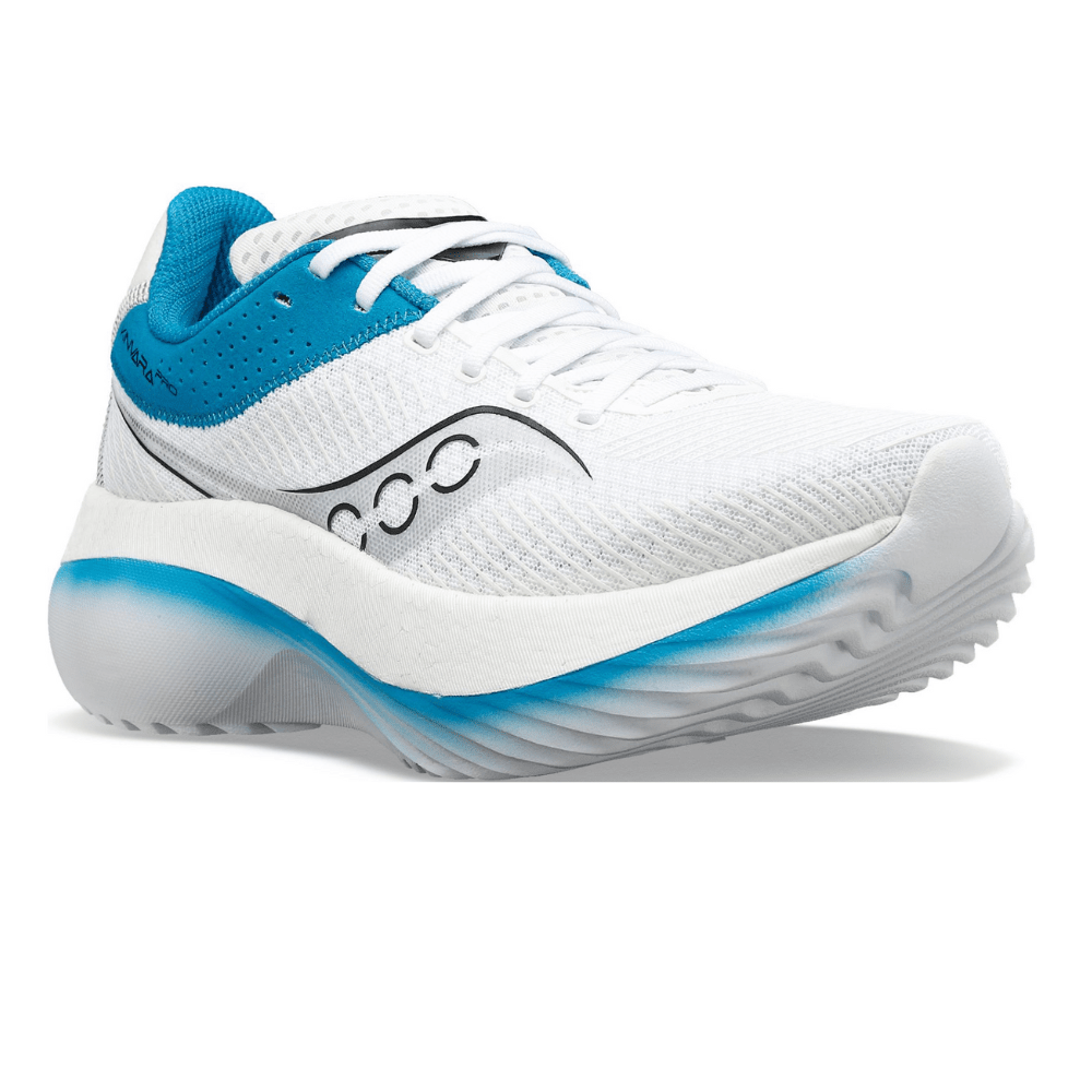 Saucony Women's Kinvara Pro Women's Shoes - BlackToe Running#colour_white-ink