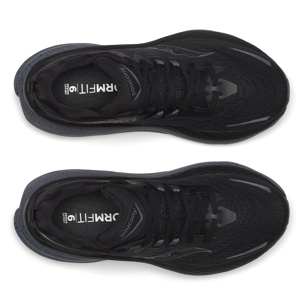 Saucony Women's Hurricane 24 - BlackToe Running#colour_black-shadow