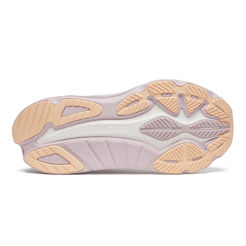 Saucony Women's Hurricane 24 - BlackToe Running#colour_cloud-bloom