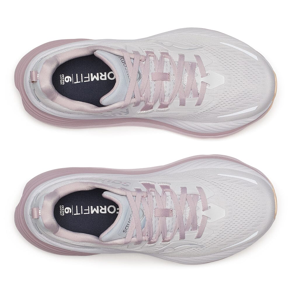 Saucony Women's Hurricane 24 - BlackToe Running#colour_cloud-bloom