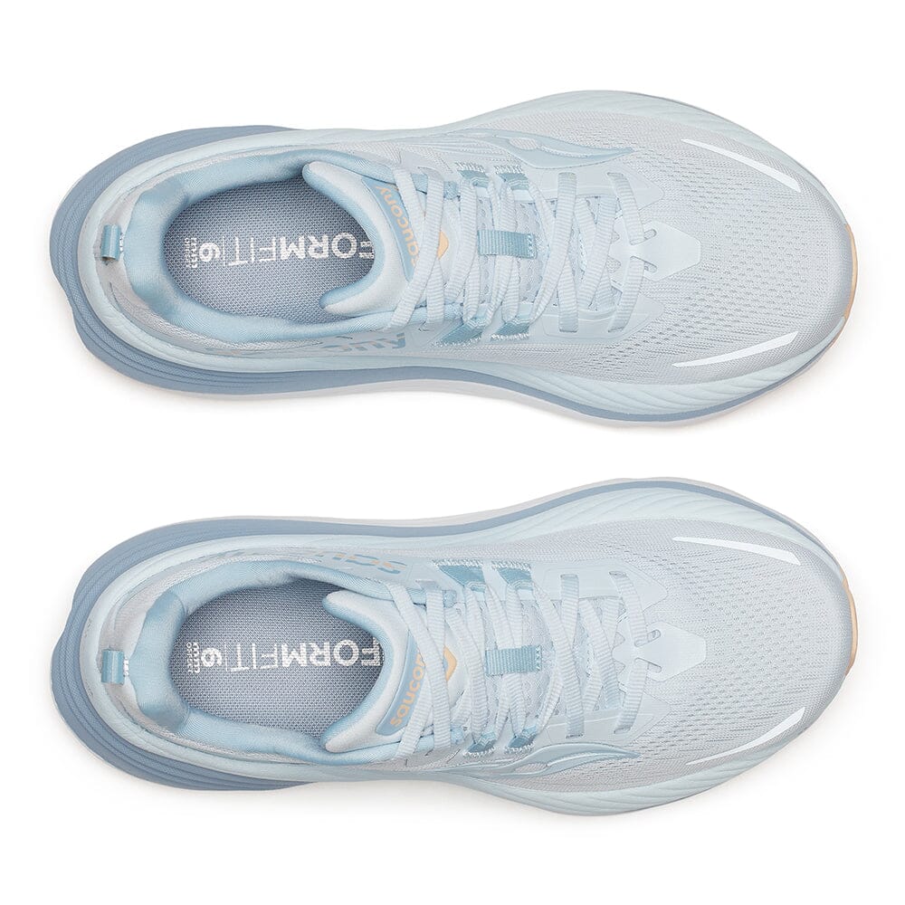 Saucony Women's Hurricane 24 - BlackToe Running#colour_ice-melt