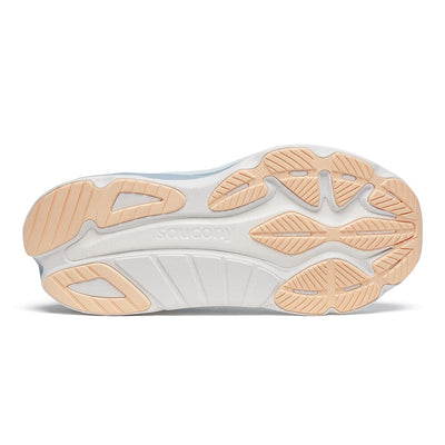 Saucony Women's Hurricane 24 - BlackToe Running#colour_ice-melt