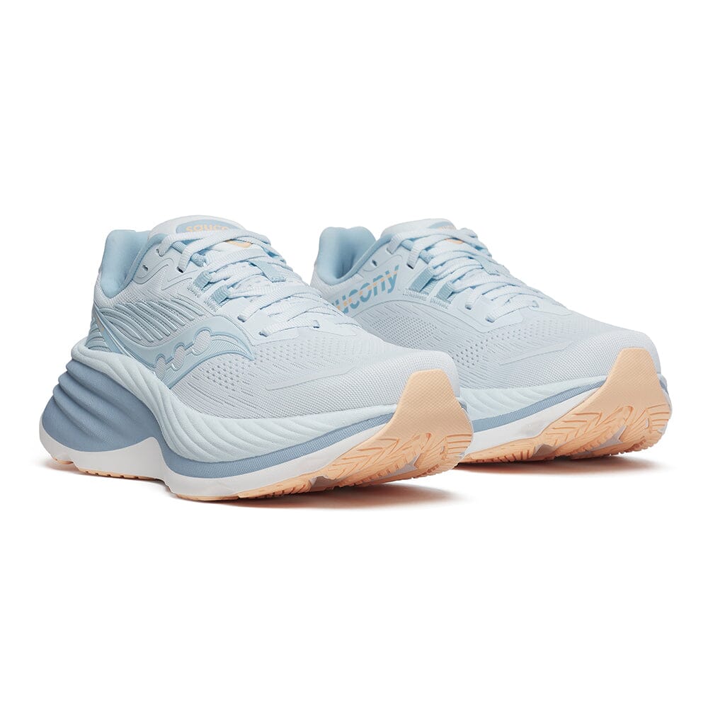 Saucony Women's Hurricane 24 - BlackToe Running#colour_ice-melt