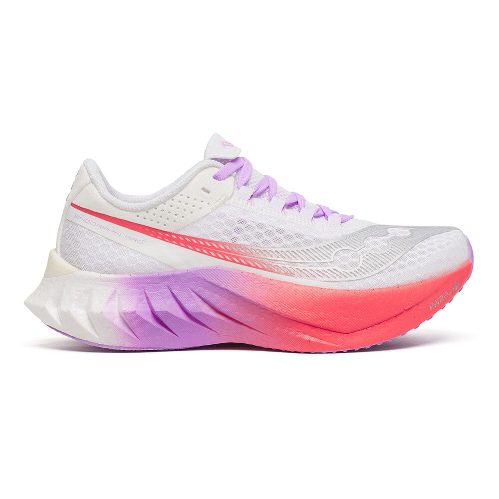 Saucony Women's Endorphin Pro 4 - BlackToe Running#colour_white-crocus